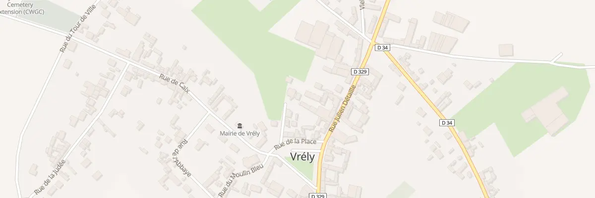 Plan du 3 Rue Jack Berneuil à Vrély