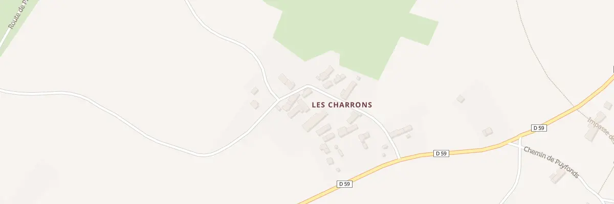 Plan du 259 Les Charrons à Montigny