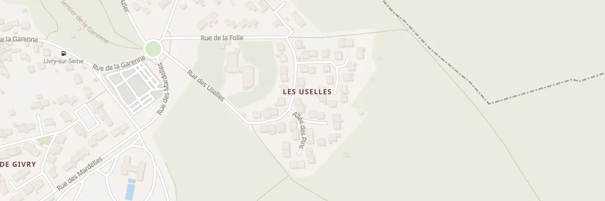 Plan du 10 All des Chênes à Livry-sur-Seine