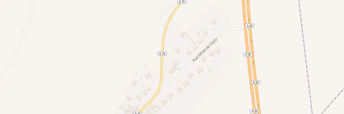 Plan du 107 Rue Alfred de Vigny à Sains-en-Gohelle