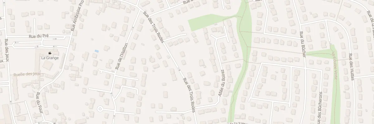 Plan du 179 Rue des Trois Rodes à Vaux-le-Pénil