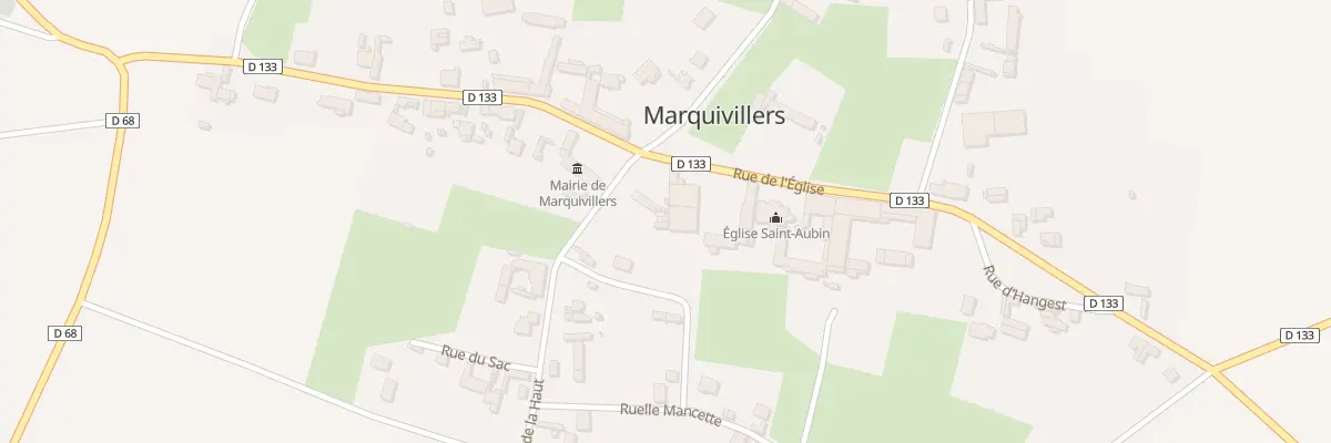 Plan du 5036 Rue de l’Eglise à Marquivillers