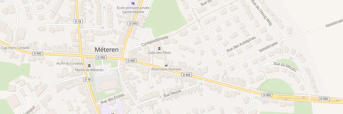 Plan du 37B Rue Nationale à Méteren