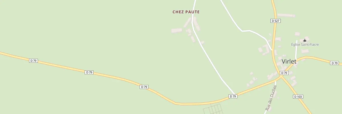 Plan du 5071A Chez Paute à Virlet