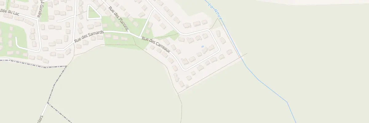 Plan du 1184 Rue des Carreaux à Vaux-le-Pénil
