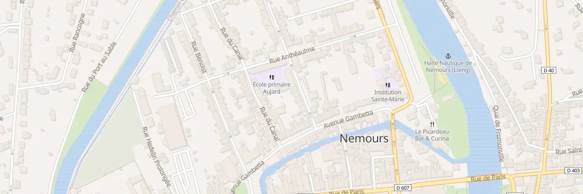 Plan du 13B Rue Paul Jozon à Nemours