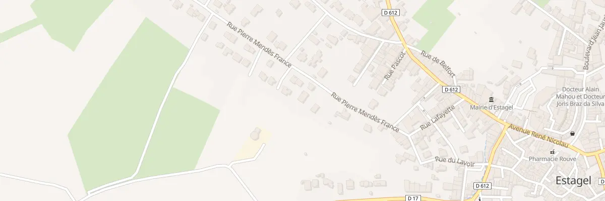 Plan du 17 Rue Mendes France à Estagel