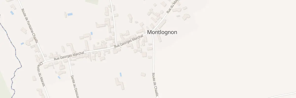 Plan du 1 Rte de Chaalis à Montlognon