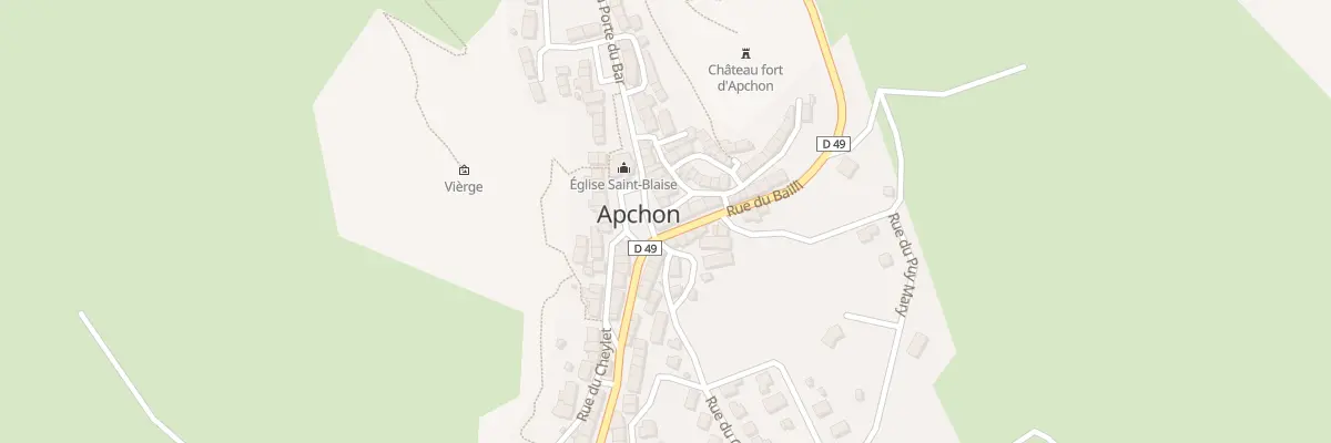 Plan du 5141 Le Bourg à Apchon