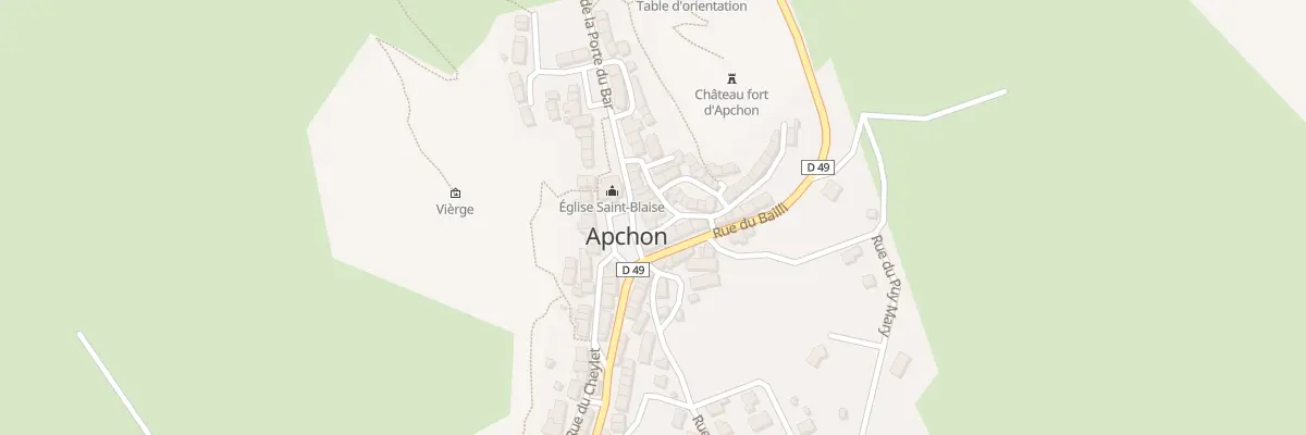 Plan du 5139 Le Bourg à Apchon