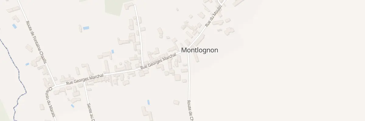 Plan du 2 Rue Georges Marchal à Montlognon
