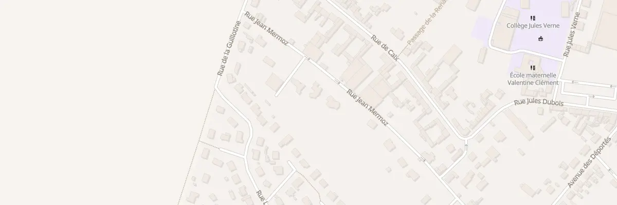 Plan du 14 Rue Jean Mermoz à Rosières-en-Santerre