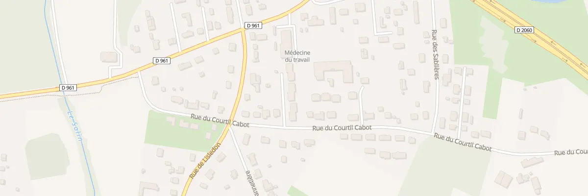 Plan du 64T Rue du Courtil Cabot à Villemandeur
