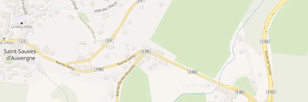 Plan du 5401 Le Pont à Saint-Sauves-d’Auvergne