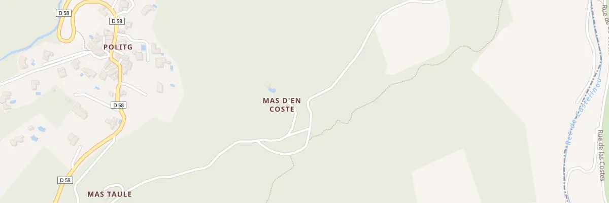 Plan de Mas d’en COSTE à Camélas