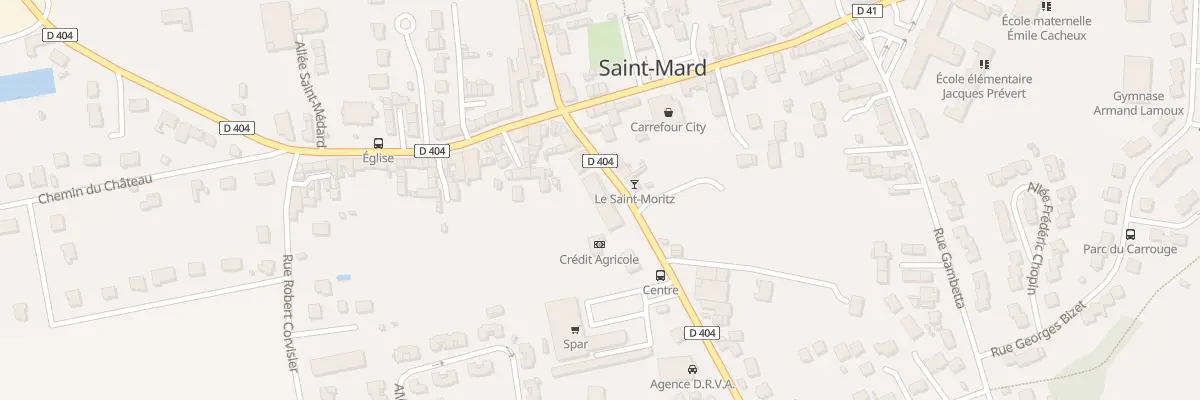 Plan du 10 Av de la Gare à Saint-Mard