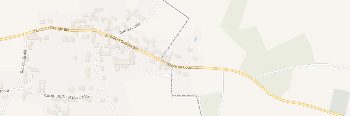 Plan du 3 Rte de Corbeval à La Madeleine-sur-Loing