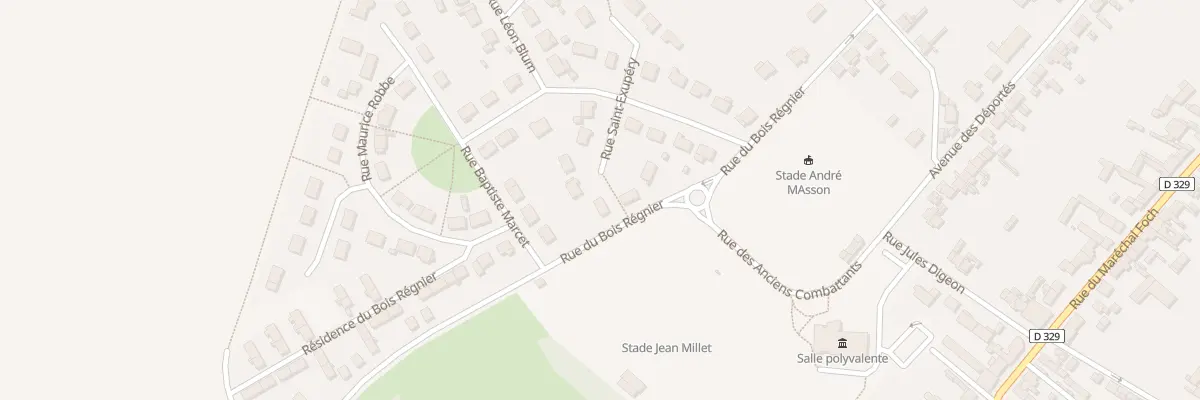 Plan du 10 Rue du Bois Régnier à Rosières-en-Santerre