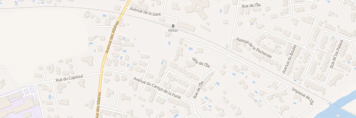 Plan du 895 Rue de l’Ile Prolongee à Millas