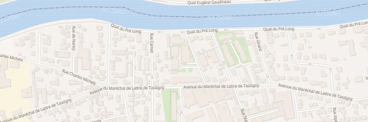 Plan du 57 Quai du Pré Long à Lagny-sur-Marne