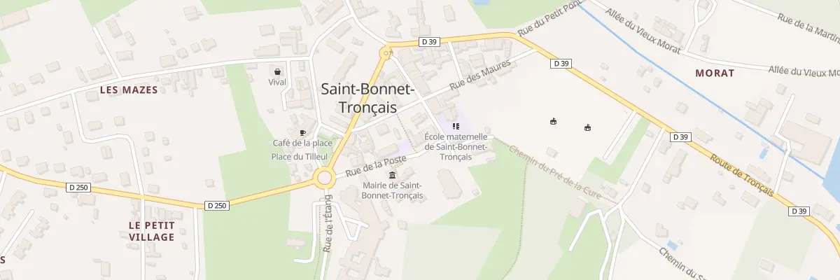 Plan du 8 Pl de l’Eglise à Saint-Bonnet-Tronçais