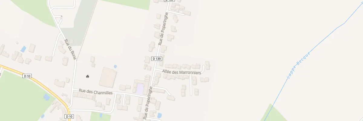 Plan du 61 All des Marronniers à Boeschepe