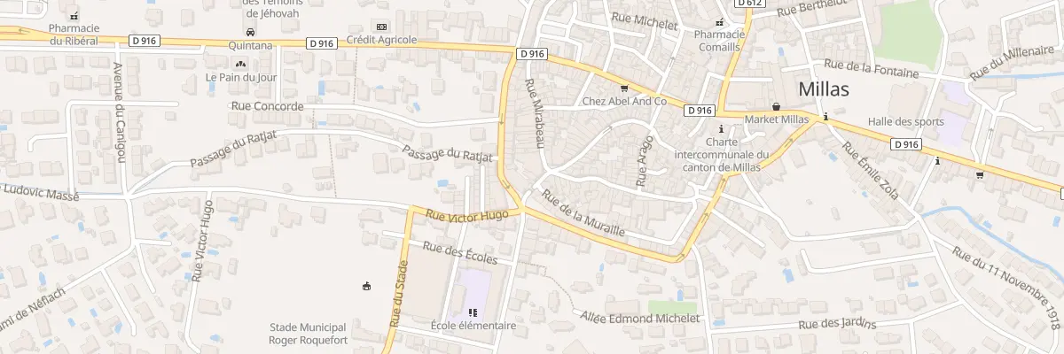 Plan du 4 Rue Carnot à Millas