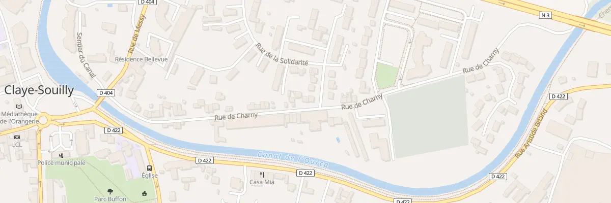Plan du 27 Rue de Charny à Claye-Souilly