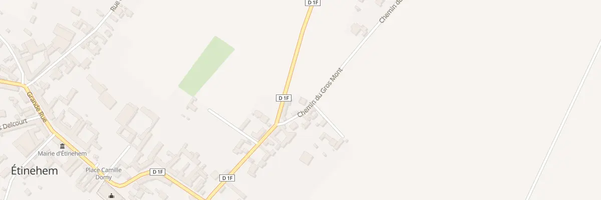 Plan du 3 Che du Gros Mont à Étinehem-Méricourt