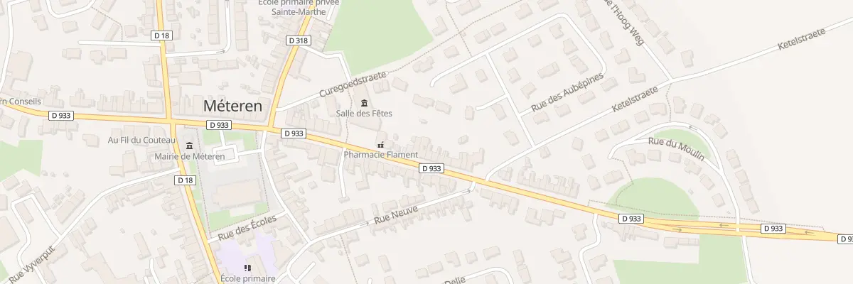 Plan du 33 Rue Nationale à Méteren