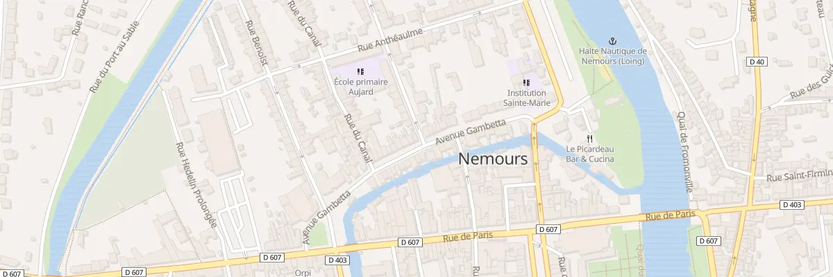 Plan du 1 Rue Paul Jozon à Nemours