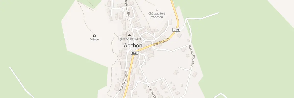 Plan du 5158 Le Bourg à Apchon