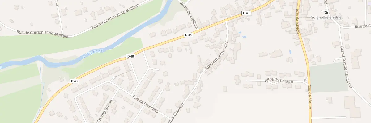 Plan du 27 Rue de Corbeil à Soignolles-en-Brie