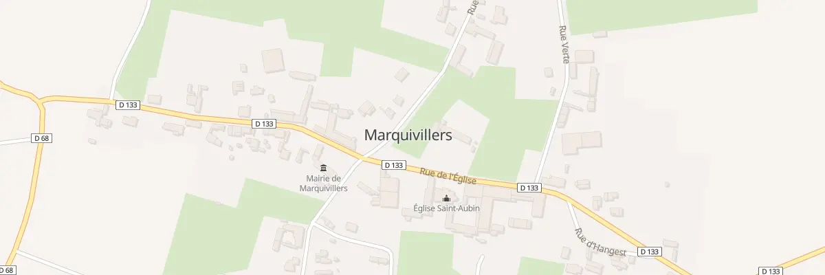 Plan du 2 Rue de l’Echelle à Marquivillers