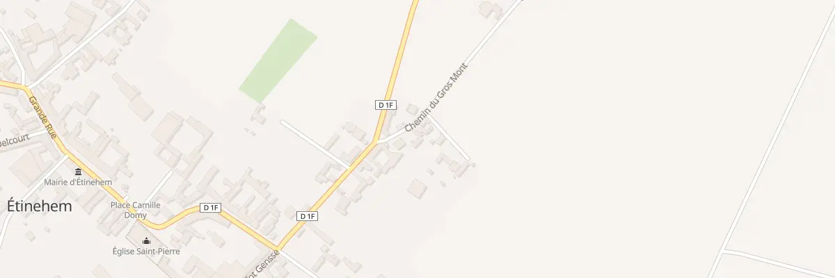 Plan du 4 Che du Gros Mont à Étinehem-Méricourt
