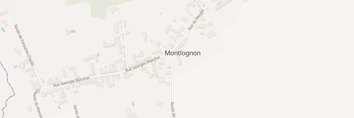 Plan du 8 Rte de Chaalis à Montlognon