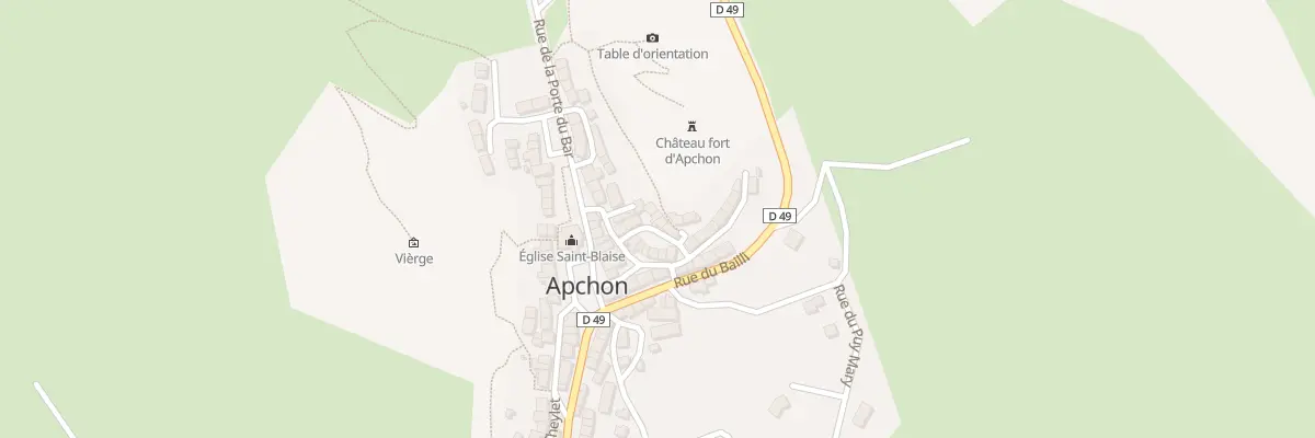 Plan du 5118 Le Bourg à Apchon