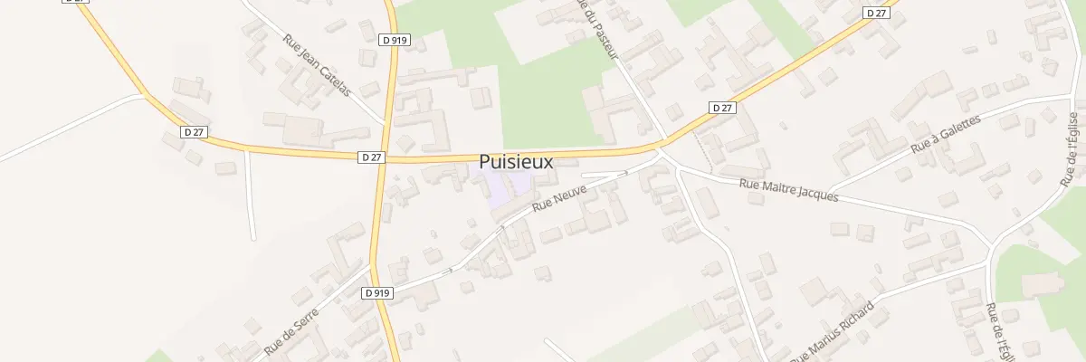 Plan du 2 Rue Neuve à Puisieux