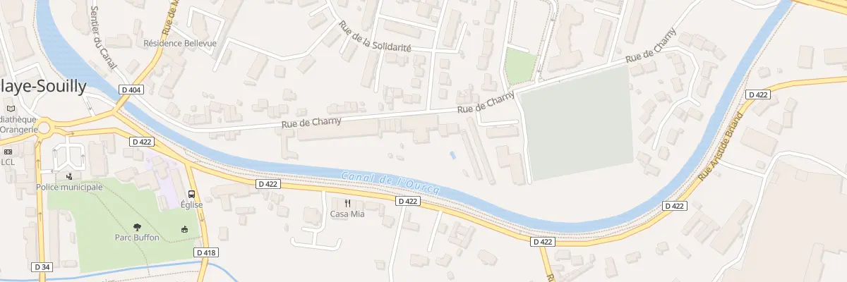 Plan du 20 Rue de Charny à Claye-Souilly
