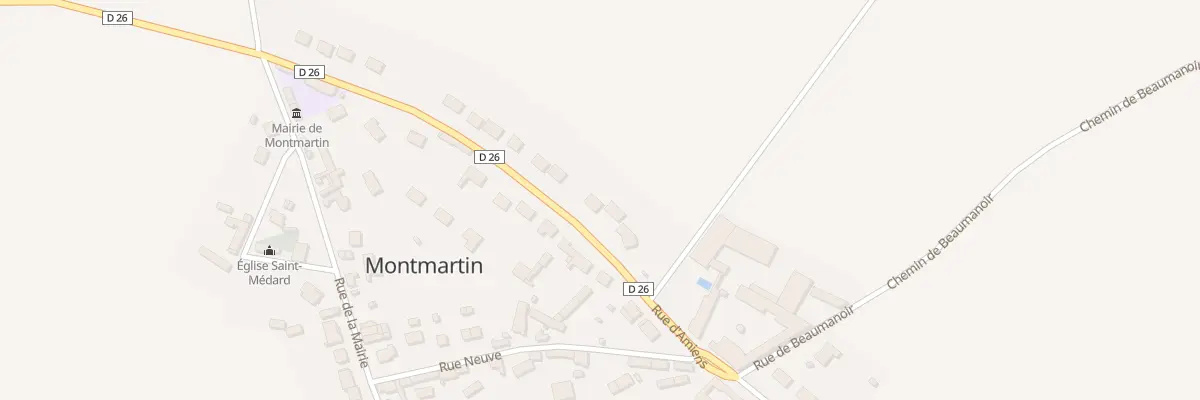 Plan du 79 Rue d’Amiens à Montmartin