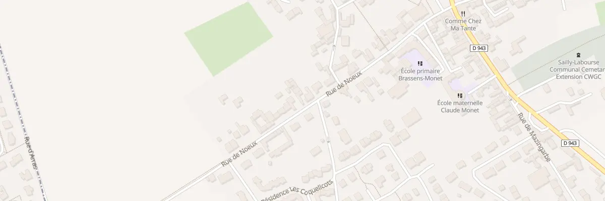 Plan du 30 Rue de Noeux à Sailly-Labourse