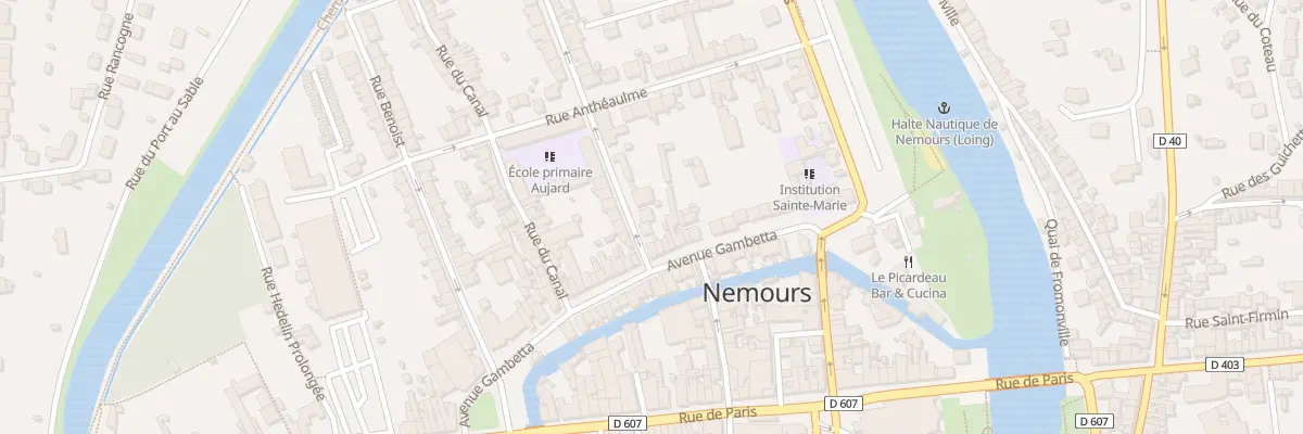 Plan du 4 Rue Paul Jozon à Nemours