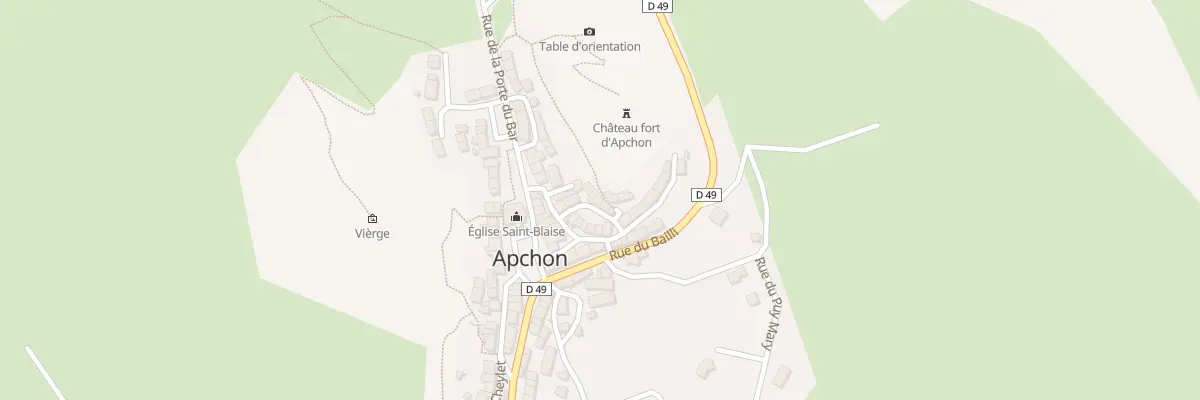 Plan du 5119 Le Bourg à Apchon