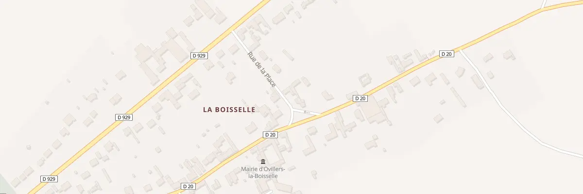 Plan du 5 Rue de la Place à Ovillers-la-Boisselle