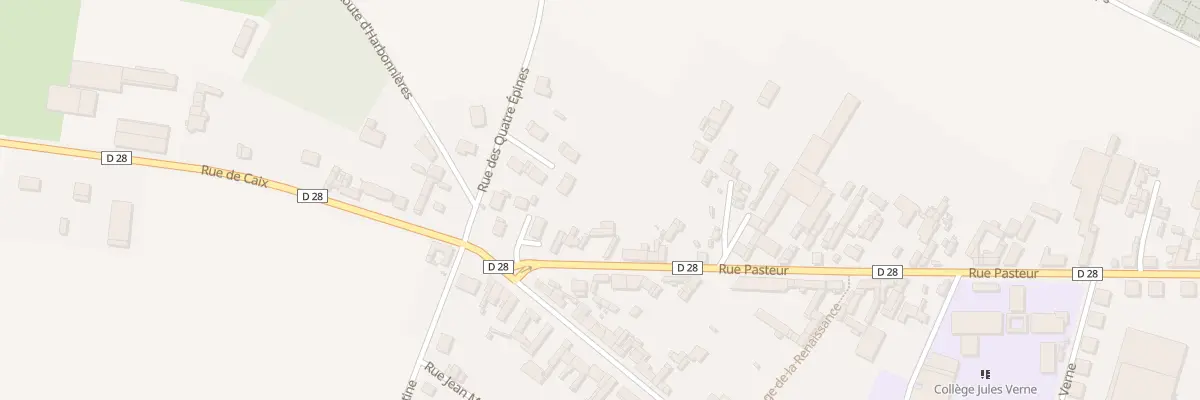 Plan du 174 Rue Pasteur à Rosières-en-Santerre