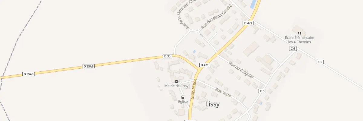 Plan du 5009 Rue de Limoges à Lissy