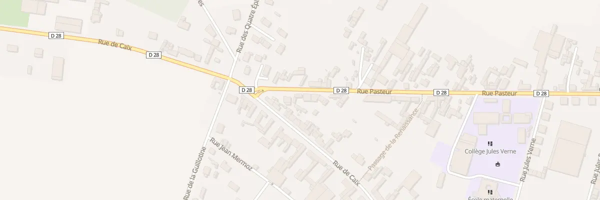 Plan du 71 Rue Pasteur à Rosières-en-Santerre