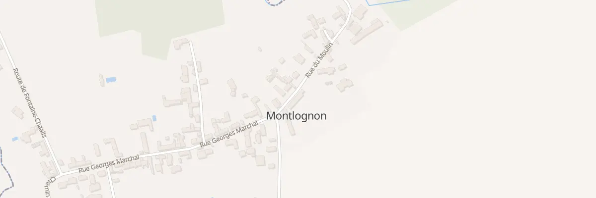 Plan du 6 Rue du Moulin à Montlognon