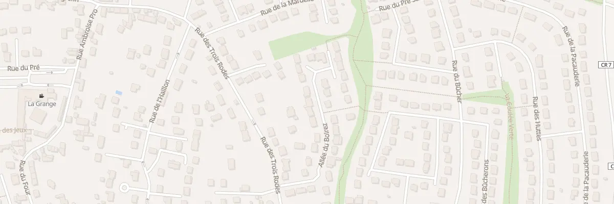 Plan du 187 All du Boirez à Vaux-le-Pénil