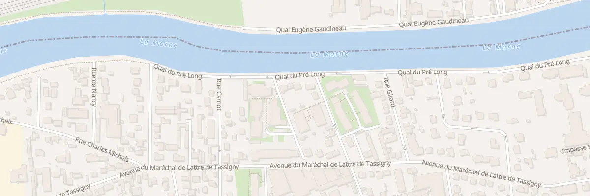 Plan du 53 Quai du Pré Long à Lagny-sur-Marne